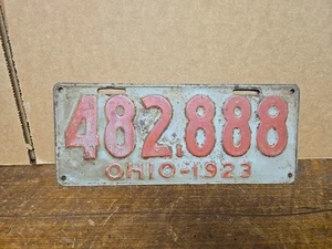 1923 OHIO LICENSE PLATE - Picture 1 of 5