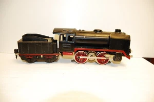 Vintage Märklin 0 Gauge Tin 20V Steam Locomotive 910 + Tender R 919/0 Electric - Picture 1 of 11