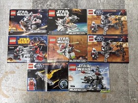 LEGO Star Wars Instructions Manual Lot 75193 75032 9488 9674 75075 75076 75034