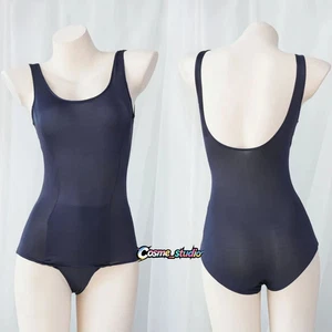 Japanese Bodycon One Piece Swimsuit Women Student Casual Swimswear School - Picture 1 of 15