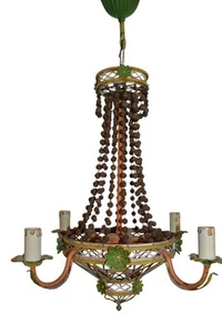 antico lampadario stile Impero epoca '900 francese - Foto 1 di 9