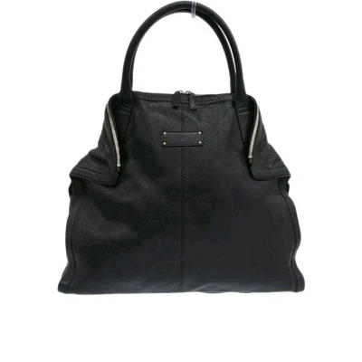 Alexander McQueen De Manta Black Leather Unisex Rare Used VGC - Image 1 of 4