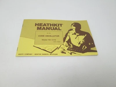 Heathkit HD-1416 Code Oscillator Assembly Manual - Image 1 of 2