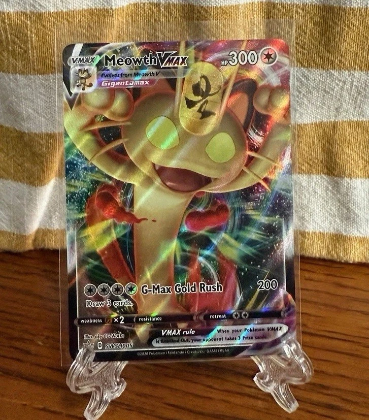 Meowth VMAX SWSH005 Promo SWSH: Sword & Shield Promo Cards Pokémon Card - Image 1 of 1