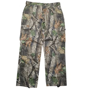 Vintage Liberty Camo Pants Mens 40x32 Realtree Hardwoods Cargo Hunting Jeans - Picture 1 of 11
