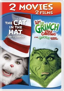 Dr. Seuss' The Cat in the Hat / Dr. Seuss' How the Grinch Stole Christmas (DVD) - Picture 1 of 2