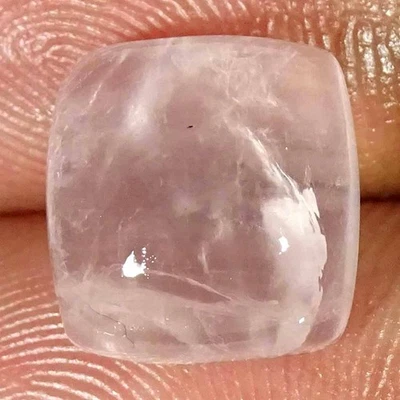 Cojín de cuarzo rosa natural 08,50 quilates cabujón piedras preciosas sueltas Foto 1 de 4
