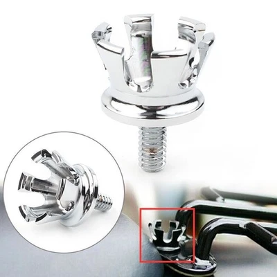 Motorcycle Crown Rear Seat Mount Bolt Screw Cap For Harley Touring Sportster - Изображение 1 из 4
