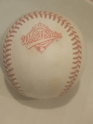 1992 world series official baseball 92 ws ball logo mlb Team Toronto Blue Jays - Image 1 of 3