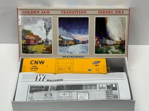 Walthers HO CNW Chicago Northwestern 50' FGE Insulated Box Car Kit. 932-4757 New - Picture 1 of 4