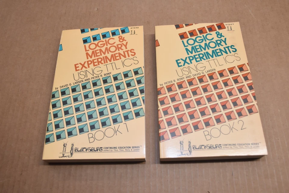 2 Blacksburg Logic & Memory Experiments Using TTL ICs Book 1 and 2 - Image 1 of 1