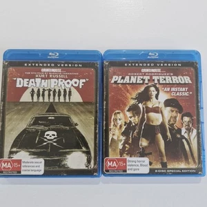 Grindhouse Death Proof - Planet Terror Extended version Blu-ray Free Postage - Picture 1 of 7