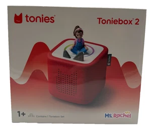 Toniebox 2 Audio Player Bundle for Kids with Ms. Rachel - Sunset Red - Picture 1 of 2