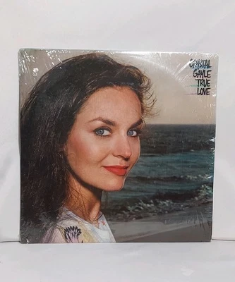 CRYSTAL GAYLE True Love LP Vinyl  1982 Elektra 2 Plastic Wrapper - Image 1 of 4
