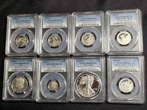 2016 PR 69 LIMITED EDITION SILVER PROOF SET PCGS 30TH ANNIVERSARY  - Picture 1 of 10