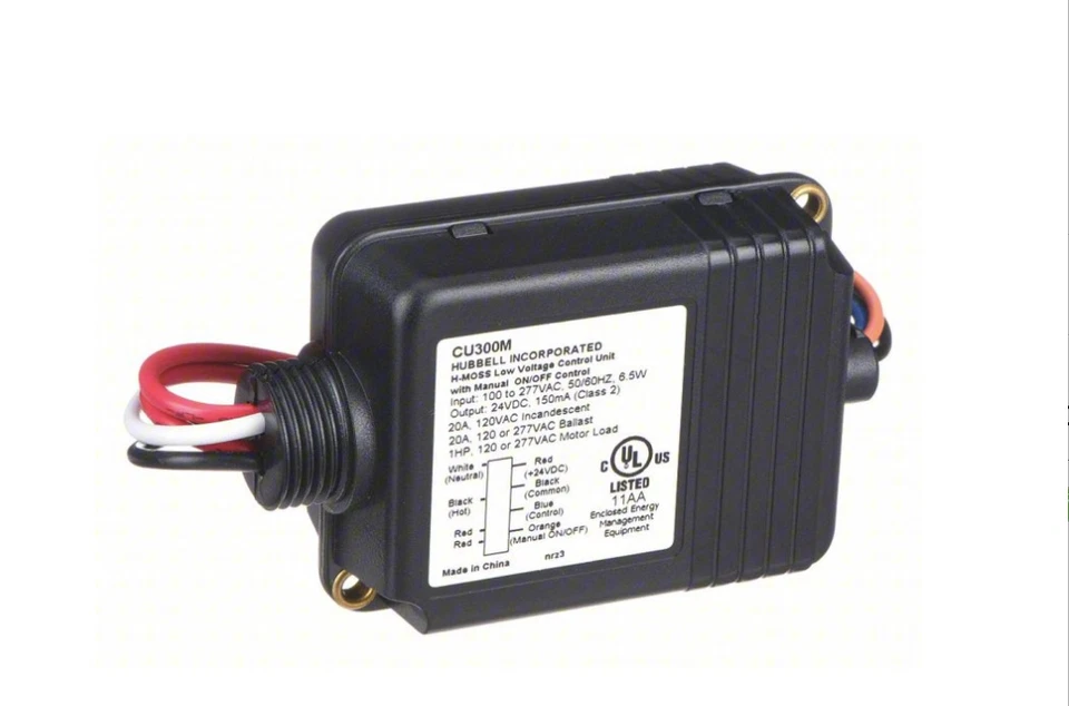 Hubbell 接线设备-Kellems Cu300m 占用传感器控制单元,120To277v — 第 1/1 张图片
