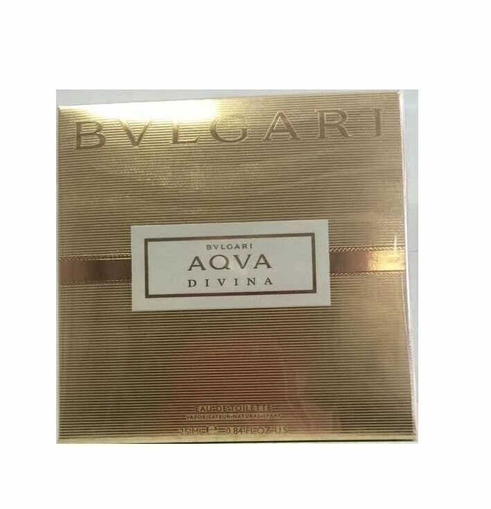 AQVA DIVINA Bvlgari 0,84 oz Eau de Toilette spray perfume feminino 25 ml novo na caixa - Imagem 1 de 1