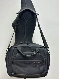 Samsonite 1910 Black Laptop Carrying Bag Case Travel Briefcase - Picture 1 of 19