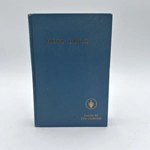 Holy Bible KJV Old/New Testaments Edition 1961 Placed by the Gideons Vintage - Imagen 1 de 12