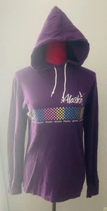 Velva sheen Vintage Alaska Hoodie 100% Cotton Small Made In Cincinnati Ohio USA - Picture 1 of 5