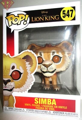 SIMBA Disney The Lion King Pop 4" Vinyl Figure #547 Funko MINT 2019 - Image 1 of 4