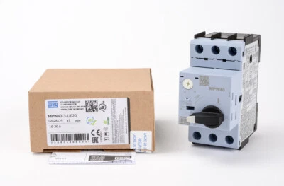 MPW40-3-U020,WEG, manual motor protector,20A, thermal overload, 16.0-20.0A,260A
