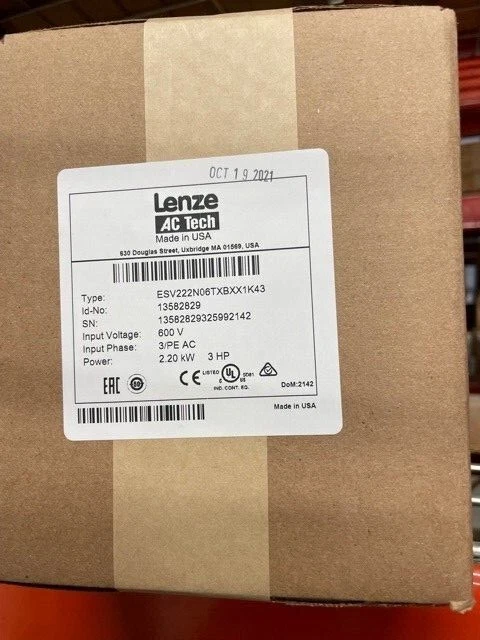 ESV222N06TXB AC TECH LENZE SMV SERIES FREQUENCY INVERTERS - Image 1 of 1