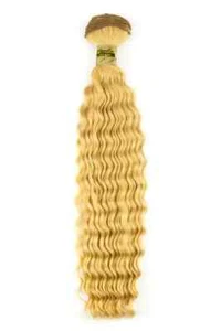 Bohyme Deep Wave Remy Human Hair Hand Tied Weft 14" Color 27 - Picture 1 of 3
