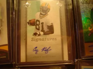 CORY RODGERS PACKERS AUTOGRAPH 2006 UPPER DECK ROOKIE DEBUT FOOTBALL CARD#240 - Picture 1 of 1
