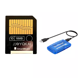 JJOYQKAI Smartmedia Card 16MB SM Card Memory Card + USB Card Reader Adapter - Picture 1 of 10