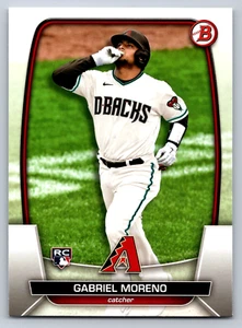 Tarjeta de béisbol de novato Gabriel Moreno 2023 Bowman #69 RC Arizona Diamondbacks - Imagen 1 de 2