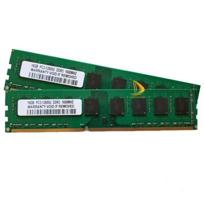 Neuer 2x16 GB 2Rx4 PC3-12800 DDR3 1600 MHz Desktop-Speicher RAM Nur für AMD 2pc” - Image 1 of 4