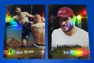 Matt Brown & John Fitch UFC GOLD Parallel SP Card Lot - Picture 1 of 2