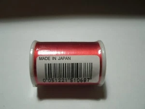 Clover Brand 100% Silk Thread, Size 50 Chinese Red, #155 109 yards NEW - Picture 1 of 5