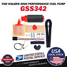 340LPH EFI Fuel Pump Automotive + Install Kit Turbine E85 Kits TI/Walbro GSS342