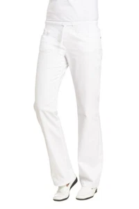 Leiber Damenhose Strickbund Stretch weiss weiß 08/6830 Pflege Arbeitshose Jeans - Bild 1 von 2
