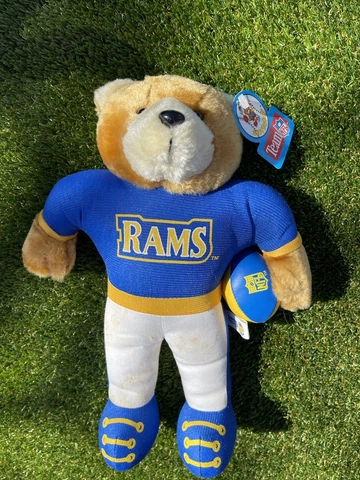 Vintage 1992 Good Stuff NFL Los Angeles Rams Bear Plush 12" (Read) Cover