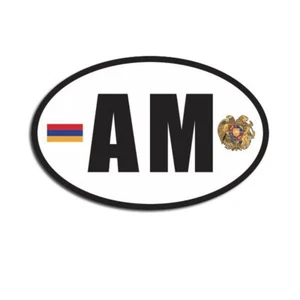 Armenia Oval Sticker - Picture 1 of 3
