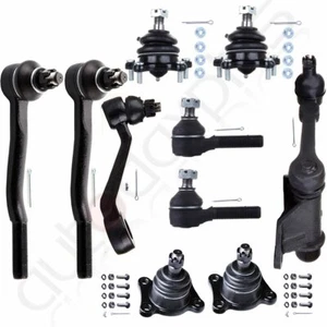 10pcs Front Suspension Ball Joints Tie Rods Set for 1989-1994 Toyota 4Runner 4x4 - Picture 1 of 10
