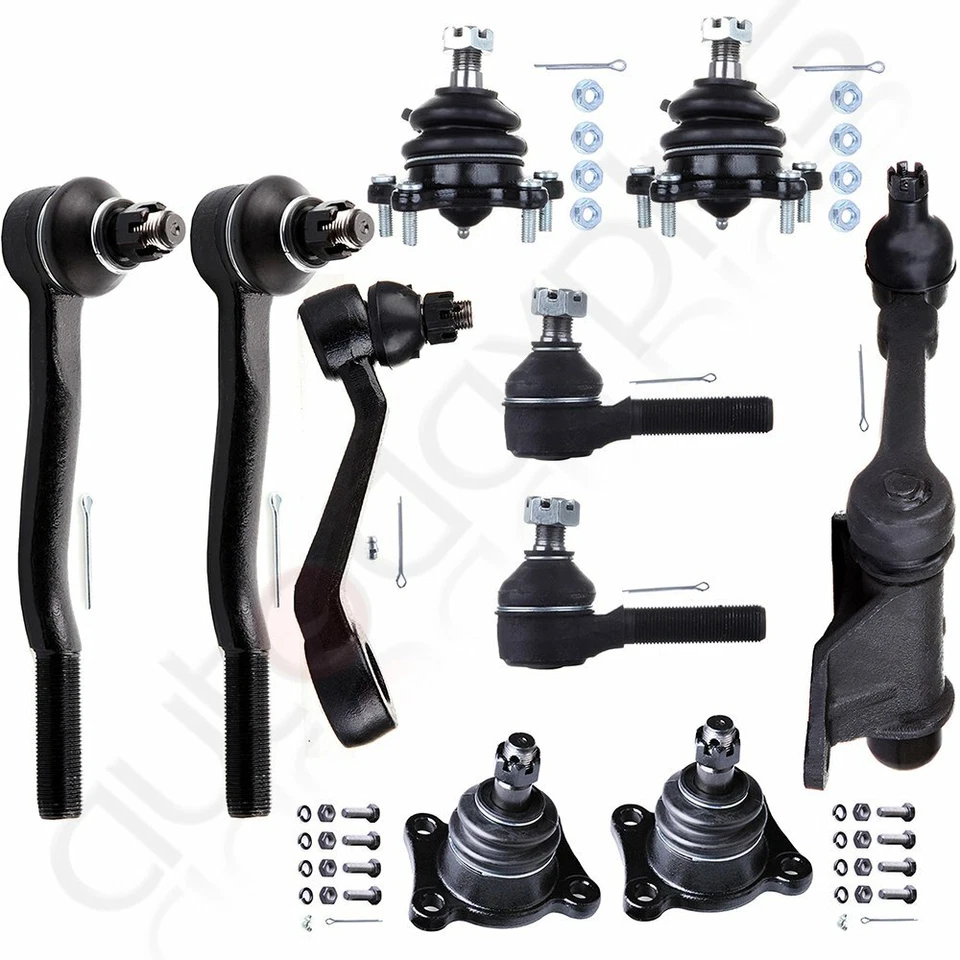 10pcs Front Suspension Ball Joints Tie Rods Set for 1989-1994 Toyota 4Runner 4x4 - Image 1 of 4