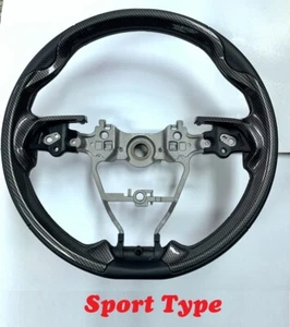 New Sport Type Steering Wheel Carbon Look W/Black LEATHER FOR '2019+ ALTIS - Imagen 1 de 1