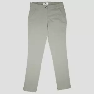 0039 ITALY Damen super Stretch Jeans Hose Skinny mid Slim 34 XS W27 L30 grau NEU - Bild 1 von 5