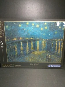 Clementoni "Van Gogh - Starry Night Over The Rhone" Puzzle (1000 Piece) - Picture 1 of 5