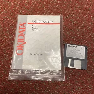 OL400e/OL410e LED page printer handbook and 3.5 inch floppy software support - Picture 1 of 2