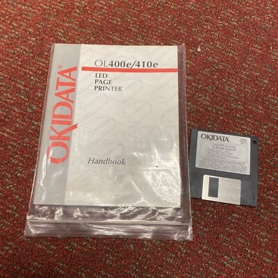 OL400e/OL410e LED page printer handbook and 3.5 inch floppy software support - Image 1 of 2