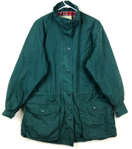 Eddie Bauer Plaid Green Coats, Jackets 