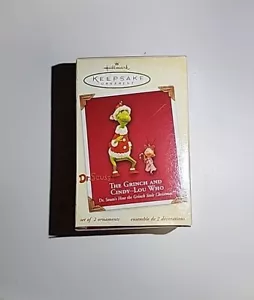 Hallmark Keepsakes Dr. Seuss 'The Grinch and Cindy-Lou Who' 2003 Ornament NEW - Picture 1 of 3
