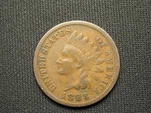 OLD ESTATE COIN SALE!! PARTIAL LIBERTY 1883 INDIAN HEAD CENT PENNY LOT #215 - Picture 1 of 2
