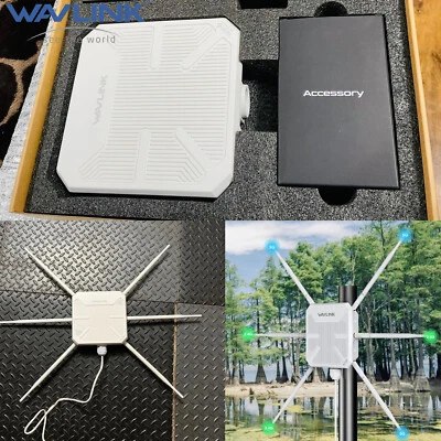 AX3000 Outdoor WiFi6 Extender Repeater Router AP Dual Band/PoE Up to 256 Devices - Image 1 of 4