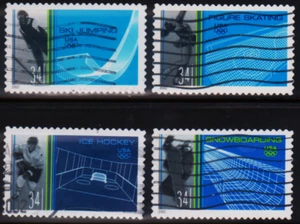 OFF paper #3552-55 Winter Sports 34c (used set of 4) 2002 _n328 - Picture 1 of 1